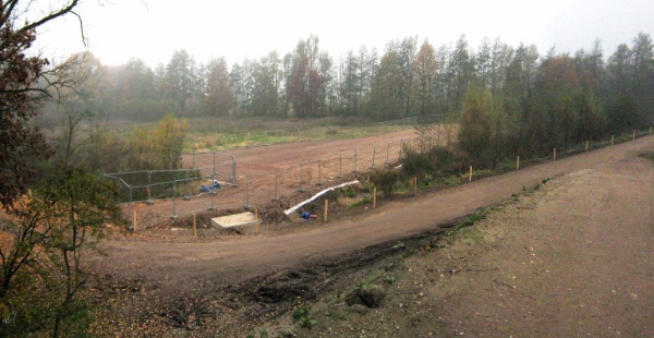 Bauplatz für das Betonmischwerk an der A7 ?