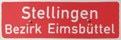 Ortsschild von Stellingen