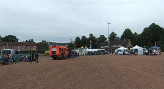 Sportplatz als Festplatz